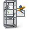 Show in main carousel: Coziwow Upgraded Aviary On Wheels Wood Bird Cage, Gray, 68-in slide 1 of 11