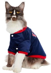 Frisco Retro Americana Sports Dog & Cat Bomber Jacket, Small slide 2 of 9