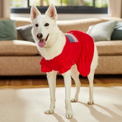 Frisco Americana Flag Ruffle Dog & Cat Dress, X-Large slide 2 of 7