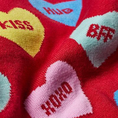 Show full view: Frisco Valentine's Conversation Candy Heart Dog & Cat Sweater, Medium slide 6 of 10