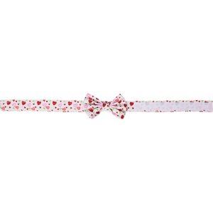 Frisco Valentine's Hearts Dog & Cat Bow Tie, Floral Hearts, X-Small/Small
