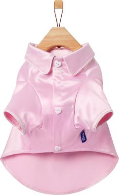 Show full view: Frisco Valentine's Satin Dog & Cat Pajama Shirt with Heart Buttons, XX-Large slide 4 of 10