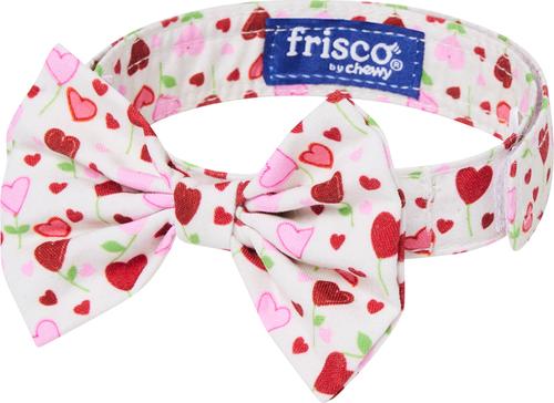 Show full view: Frisco Valentine's Hearts Dog & Cat Bow Tie, Floral Hearts, X-Small/Small slide 4 of 10