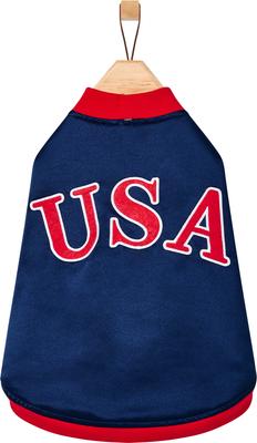 Show full view: Frisco Retro Americana Sports Dog & Cat Bomber Jacket, Medium slide 4 of 10