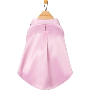Frisco Valentine's Satin Dog & Cat Pajama Shirt with Heart Buttons, Small