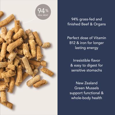 Show full view: K9 Natural New Zealand Beef Feast Grain-Free Freeze-Dried Dog Food, 1.1-lb bag slide 4 of 10