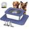 Show in main carousel: Decflow 10-L Stainless Steel No Spill Anti-Splash Dog Water Bowl with XX-Large Silicone Mat, Blue slide 2 of 10