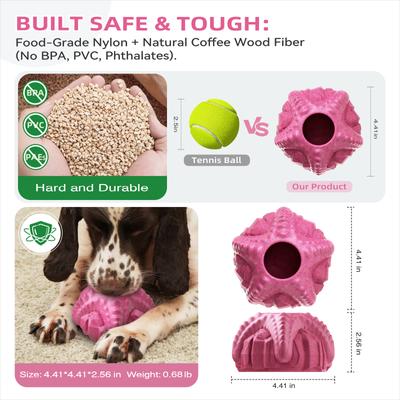Show full view: KADTC 2 in 1 Durable Starfish Fillable Freeze Dog Chew Toy slide 4 of 7