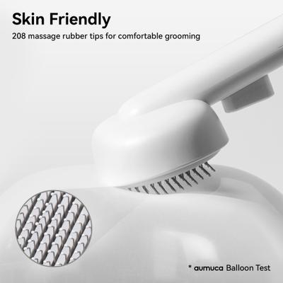 Show full view: aumuca Self Cleaning Cat Slicker Brush, Green/White, 2 count slide 3 of 10