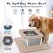 Show in main carousel: Decflow 10-L Stainless Steel No Spill Anti-Splash Dog Water Bowl with XX-Large Silicone Mat, Beige slide 4 of 10