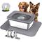Show in main carousel: Decflow 10-L Stainless Steel No Spill Anti-Splash Dog Water Bowl with XX-Large Silicone Mat, Grey slide 2 of 10