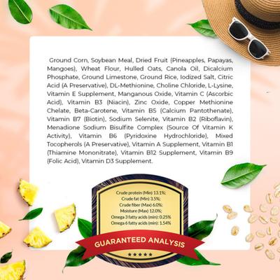 Show full view: Lafeber Tropical Fruit Gourmet Pellets Conure Bird Food, 4-lb bag slide 7 of 10