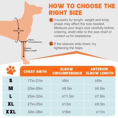 Show full view: Supet Front Leg Elbow Protector & Recovery Sleeve for Dogs, Small: Right Leg slide 5 of 9