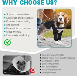 Supet Front Leg Double Dog Elbow Protector & Recovery Sleeves for Front Legs, Medium slide 2 of 7