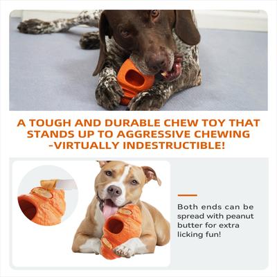 Show full view: KADTC 2 in 1 Durable Croissant Fillable Freeze Dog Chew Toy slide 6 of 7