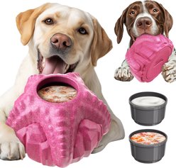 KADTC 2 in 1 Durable Starfish Fillable Freeze Dog Chew Toy