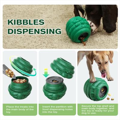 Show full view: KADTC 3 in 1 Honey Jar Fillable Freeze Enrichment Dog Treat Dispenser Chew Toy slide 6 of 7