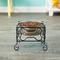 Show in main carousel: YML Wrought Iron Stand with Stainless Steel Dog Bowl, Medium slide 2 of 8