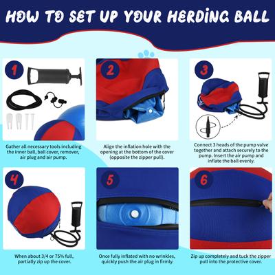 Show full view: Pet Fit For Life 18-in Herding Ball Dog Toy slide 4 of 8