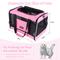 Show in main carousel: Gapzer Soft-Sided Collapsible & Washable Travel Dog & Cat Carrier, 18.1 x 11.8 x 11.8-in, Pink slide 4 of 9