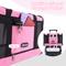 Show in main carousel: Gapzer Soft-Sided Collapsible & Washable Travel Dog & Cat Carrier, 18.1 x 11.8 x 11.8-in, Pink slide 5 of 9