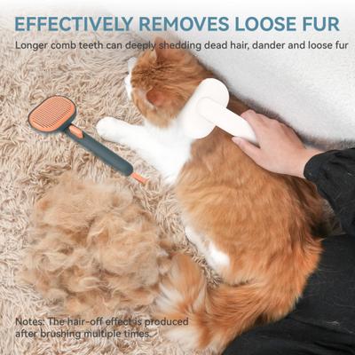 Show full view: aumuca Self Cleaning Cat Slicker Brush, Green/White, 2 count slide 5 of 10