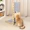 Show in main carousel: Happy & Polly L-Shape 26.8-in Modern Felt Cat Scratcher, Grey slide 3 of 11