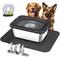 Show in main carousel: Decflow 10-L Stainless Steel No Spill Anti-Splash Dog Water Bowl with XX-Large Silicone Mat, Black slide 2 of 10