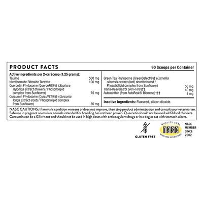 Show full view: ThorneVET Longevity Complex Powder Supplement for Dogs, 90 scoops slide 4 of 11