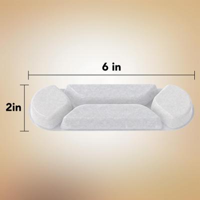 Show full view: UPSKY Elevated 4 Heights Adjustable Stainless Steel Dog & Cat Water Fountain Replacement Filters, 5 count slide 4 of 6