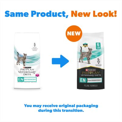 Show full view: Purina Pro Plan Veterinary Diets EN Gastroenteric Feline Formula Dry Cat Food, 6-lb bag slide 3 of 12