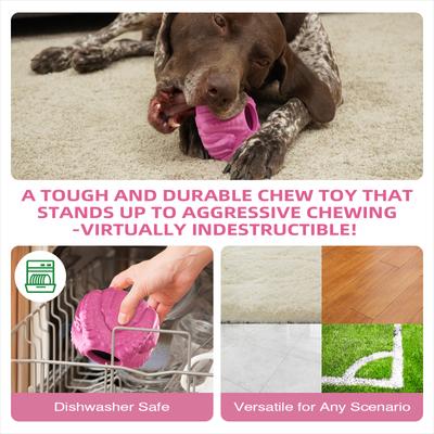 Show full view: KADTC 2 in 1 Durable Starfish Fillable Freeze Dog Chew Toy slide 6 of 7