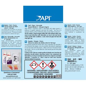API Nitrate NO3 Freshwater & Saltwater Aquarium Test Kit, 90 count