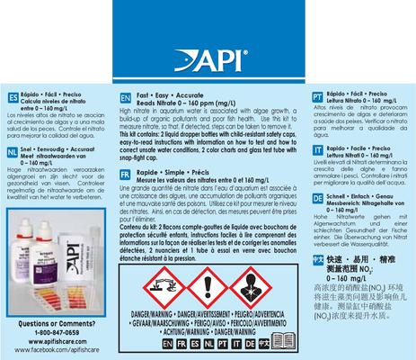 Show full view: API Nitrite NO2 Fresh & Salt Water Aquarium Test Kit, 180 count slide 2 of 9