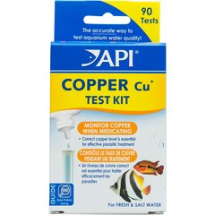 API Copper Cu+ Freshwater & Saltwater Aquarium Test Kit, 90 count