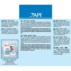 API KH Carbonate Hardness Fresh & Salt Water Aquarium Test Kit