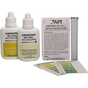 API Ammonia Freshwater & Saltwater Aquarium Test Kit, 130 count