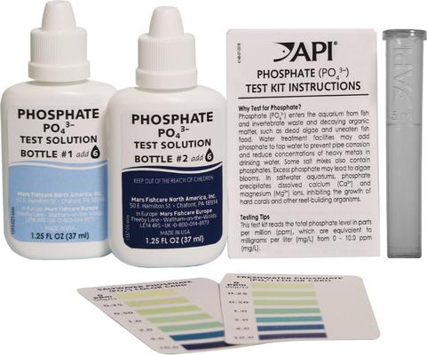 Show full view: API Phosphate PO4 Freshwater & Saltwater Aquarium Test Kit, 150 count slide 3 of 9