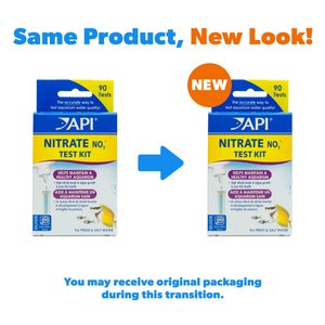 API Nitrate NO3 Freshwater & Saltwater Aquarium Test Kit, 90 count
