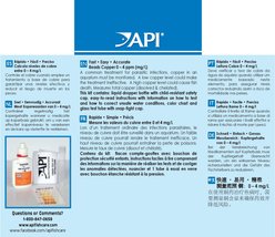 API Copper Cu+ Freshwater & Saltwater Aquarium Test Kit, 90 count slide 2 of 8