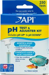 API pH Freshwater Aquarium Test & Adjuster Kit, 250 count