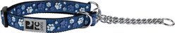 RC Pets Fresh Tracks Blue Dog Training Collar, Small: 9 to 14-in neck, 3/4-in wide