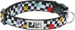 RC Pets Checkerboard Dog Collar, Large: 15 to 20-in neck, 1-in wide