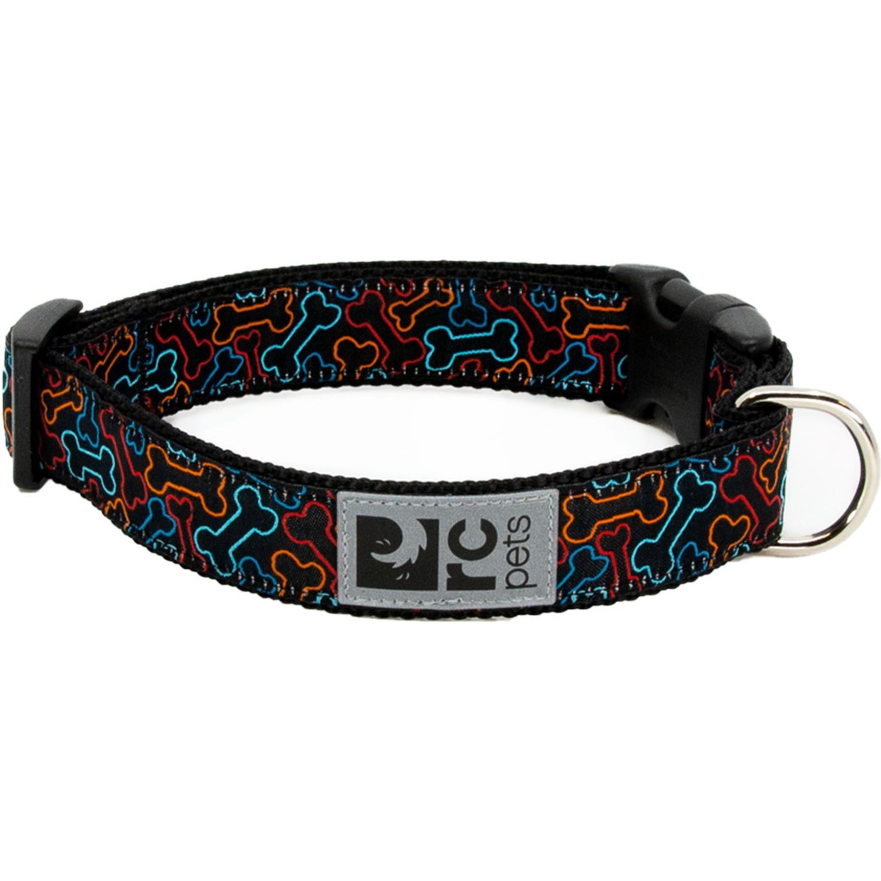 RC Pets Bones Dog Collar, Medium: 12 to 20-in neck, 1-in wide