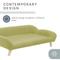 Show in main carousel: Sam's Pets Akkeri Linen Couch Dog Bed, Green, Large: 39-in slide 6 of 8