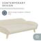 Show in main carousel: Sam's Pets Akkeri Linen Couch Dog Bed, Cream, Large: 39-in slide 7 of 9