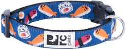 RC Pets Sushi Dog Collar, X-Small: 7 to 9-in neck, 5/8-in wide