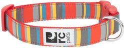 RC Pets Multi Stripes Dog Collar, X-Small: 7 to 9-in neck, 5/8-in wide