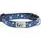 Show in main carousel: RC Pets Fresh Tracks Blue Dog Collar, Large: 15 to 20-in neck, 1-in wide slide 1 of 5
