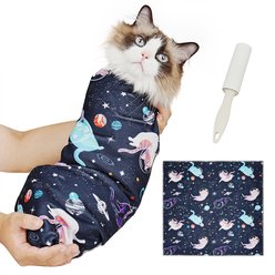 Supet Self-Adhesive Cat Wrap for Cutting Nails, Star, Large